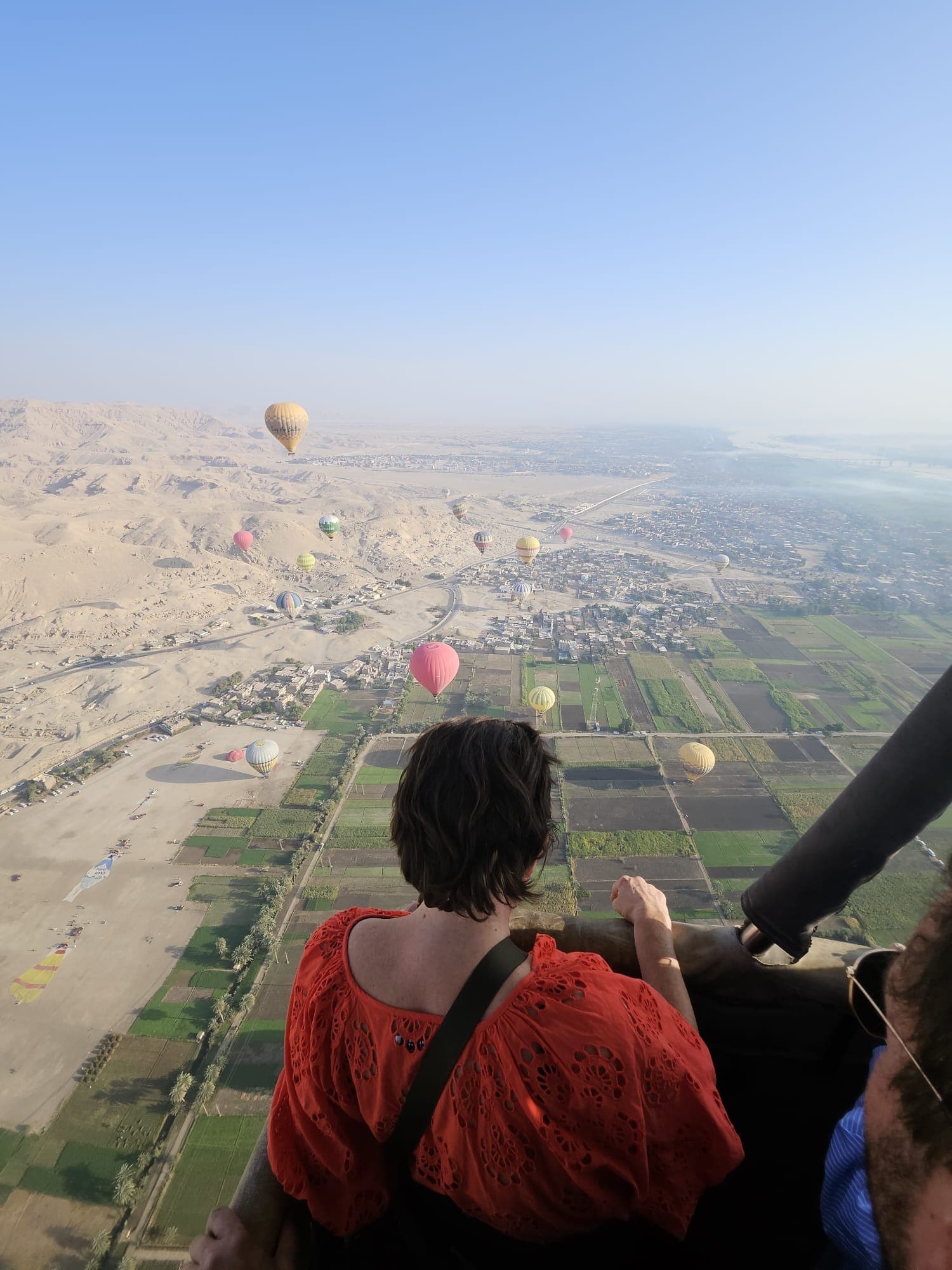 Montgolfière au-dessus de la Vallée des Rois, Louxor